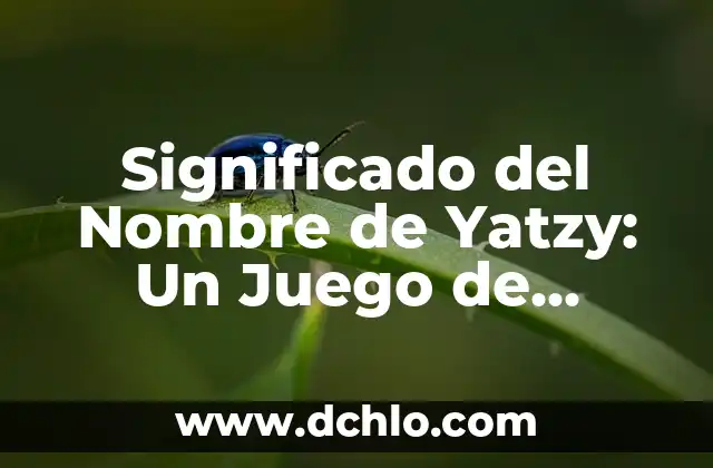 Significado del Nombre de Yuno 3 Significado del Nombre de Yatzy: Un Juego de Dados Emblemático
