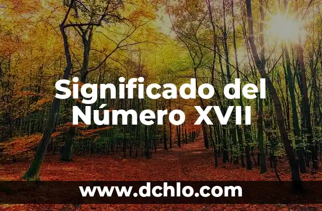 El significado de huevon 4 Significado del Número XVII