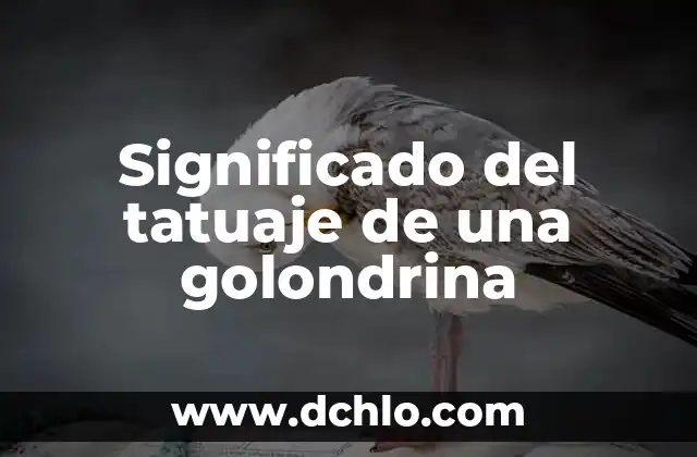 El Significado del Tatuaje de una Cruz 5 Significado del tatuaje de una golondrina