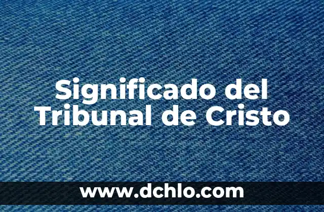 El Significado del Tridente de Hécate: Un Símbolo Mágico y Misterioso 6 Significado del Tribunal de Cristo
