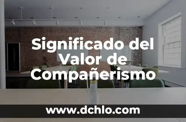 Significado de Taemin 4 Significado del Valor de Compañerismo