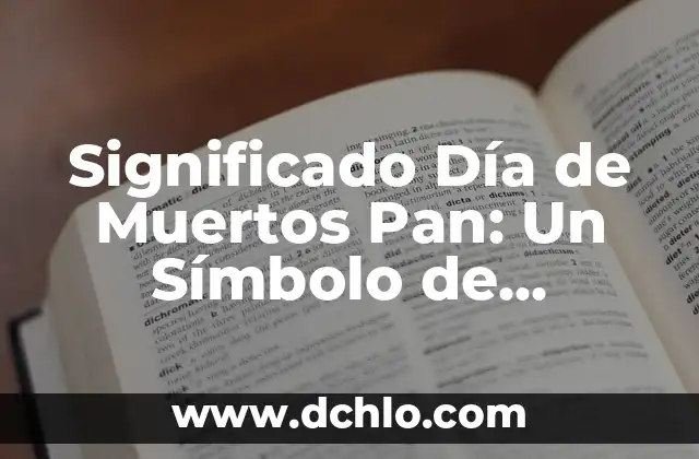 Como hacer pan molido sin horno 3 Significado Día de Muertos Pan: Un Símbolo de Tradición y Vida