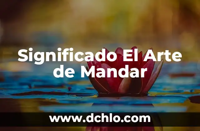 Significado de Timonel 7 Significado El Arte de Mandar