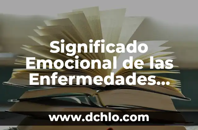 Significado Emocional de Morderse los Labios 5 Significado Emocional de las Enfermedades PDF