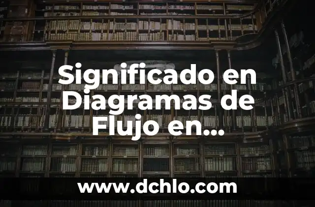 Significado en Diagramas de Flujo en Programación