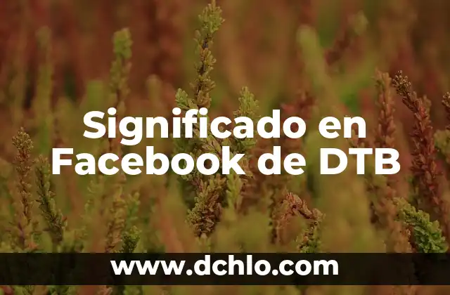 Cómo Hacer una Transmisión de Audio en Facebook 6 Significado en Facebook de DTB