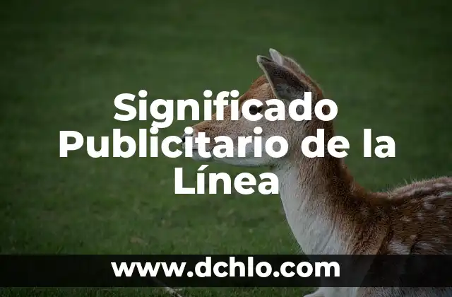 Cómo hacer un cartel publicitario en Photoshop 5 Significado Publicitario de la Línea