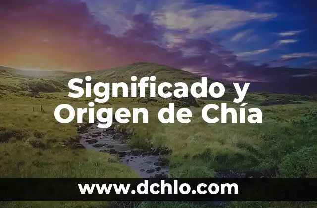 Cómo hacer germinados de chia 3 Significado y Origen de Chía
