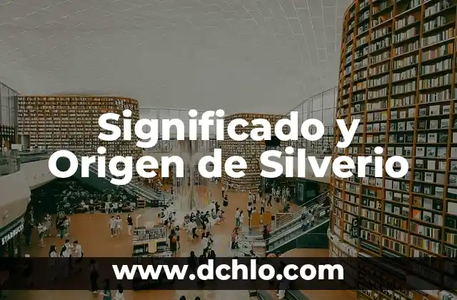 Busca el significado de hocico 8 Significado y Origen de Silverio