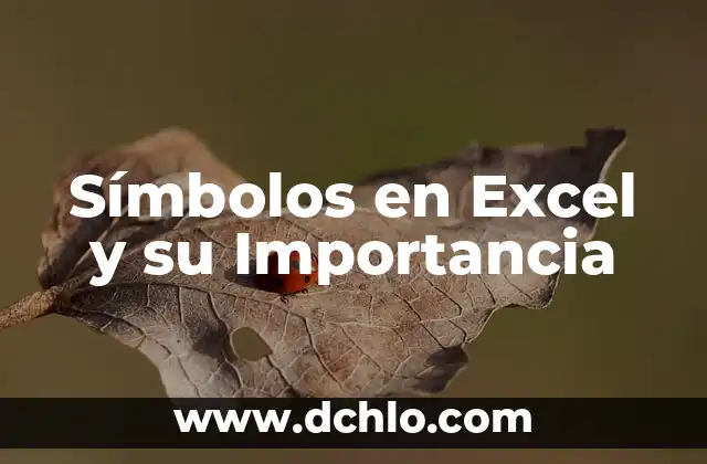 Cómo hacer gráfico de curva en Excel 4 Símbolos en Excel y su Importancia
