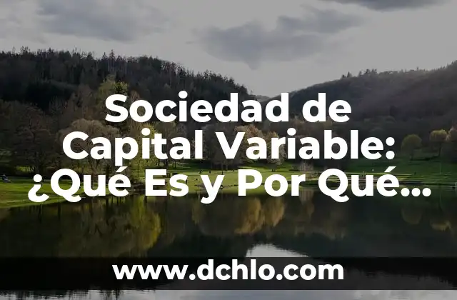Circulación de Vuelco Meridional del Atlántico (AMOC): ¿Qué es y por qué es importante? 3 Sociedad de Capital Variable: ¿Qué Es y Por Qué Es Importante?
