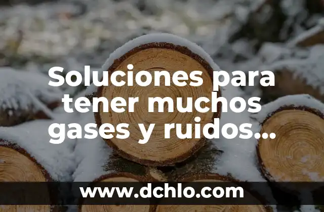 ¿Qué Tomar Antes de Entrenar Para Tener Energía? 8 Soluciones para tener muchos gases y ruidos estomacales y diarrea: Una guía completa