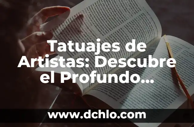 Tatuajes de Compromiso para Parejas 5 Tatuajes de Artistas: Descubre el Profundo Significado detrás de sus Diseños