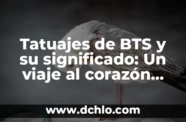 Tatuajes de Compromiso para Parejas 7 Tatuajes de BTS y su significado: Un viaje al corazón del ARMY