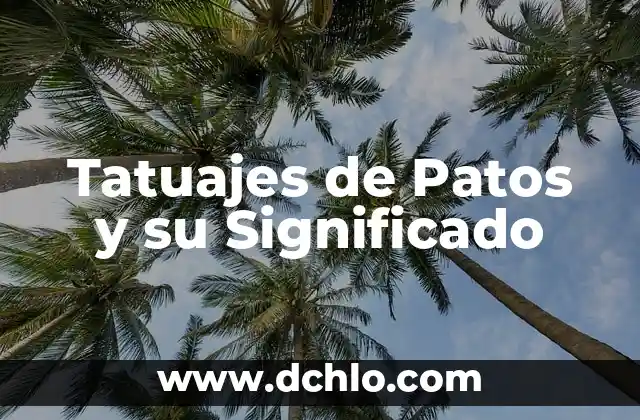 Tatuajes de Letras Hebreas y Su Significado 3 Tatuajes de Patos y su Significado