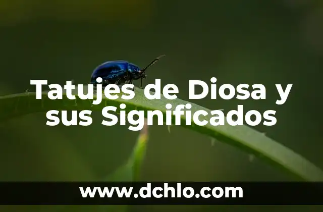 Tatujes de Diosa y sus Significados
