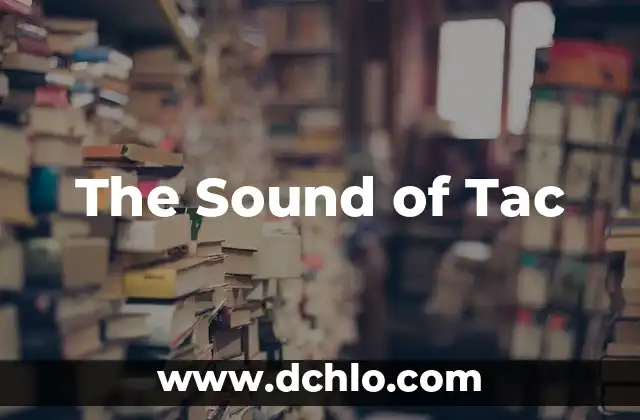 Significado de Of en Inglés Británico 4 The Sound of Tac