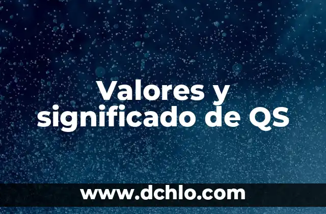 Como hacer para que imprima los valores ingresados en C++ 8 Valores y significado de QS